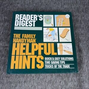 Vintage Family Handyman Helpful Hints Reader's Digest Green HC 1995 DIY Home
